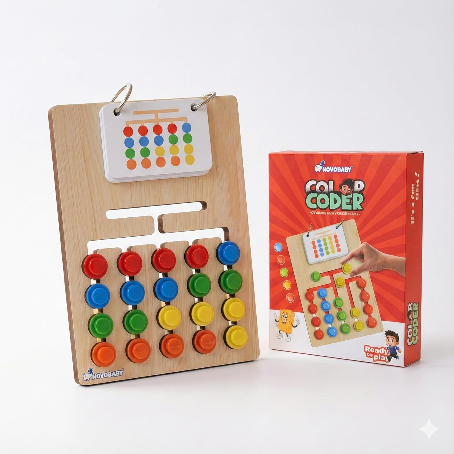 Novo Baby Kids Montessori Slide Puzzle